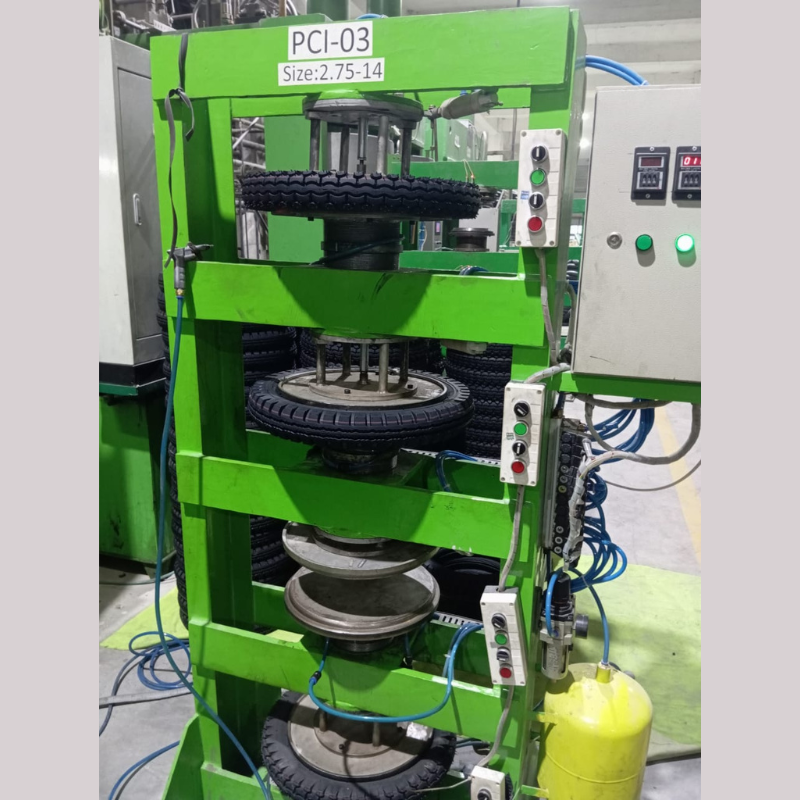 Hydraulic Tyre Curing Machine (8"–24") | Industrial Tyre Moulding & Curing System