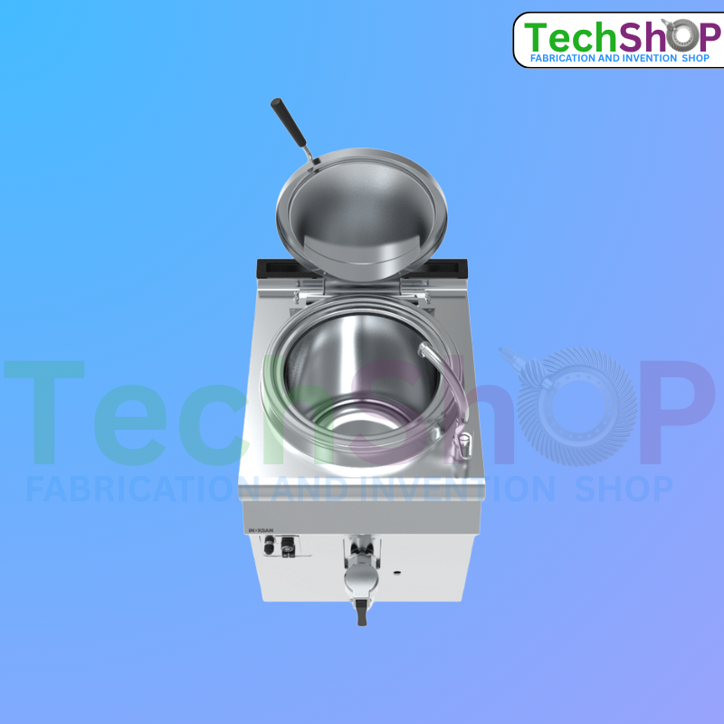 IBP-50 Industrial Gas Boiling Pan – 50 Liters, Indirect Heating Stainless Steel Cooker