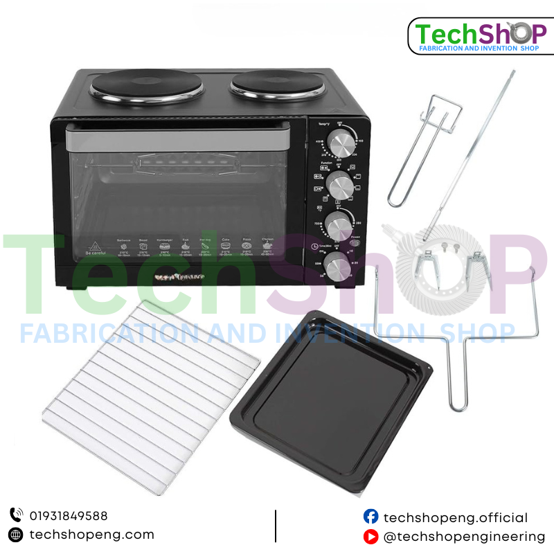 Commercial Convection Oven with Dual Hot Plate