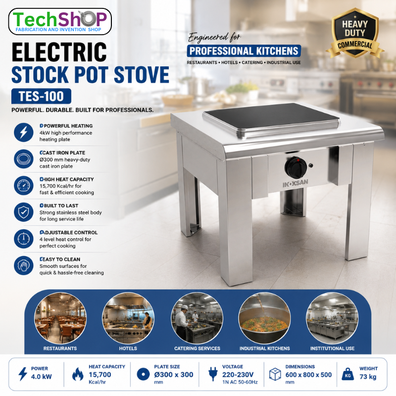 Commercial Electric Stock Pot Stove | 4kW Heavy-Duty